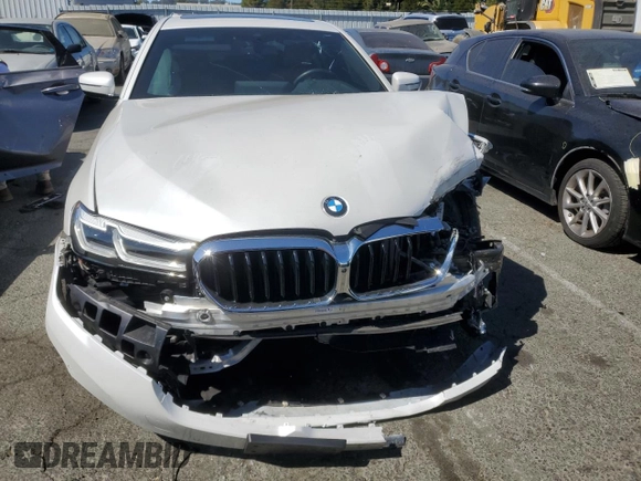 2021 BMW 5 Series 530e with VIN WBA13AG00MCF99641, listed as a Copart auction lot 67099134 with Not Provided miles and Salvage Title. Bid and sale history available at carsss.com. Image 5.
