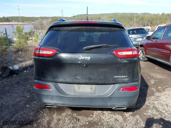 2016 Jeep Cherokee Sport with VIN 1C4PJLAS9GW208334, listed as a IAAI auction lot 41449928 with 163,826 mi miles. Bid and sale history available at carsss.com. Image 16.