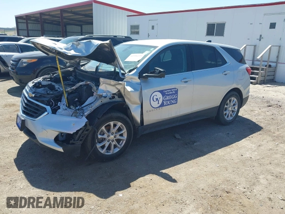 2020 Chevrolet Equinox LT with VIN 3GNAXUEV5LS533929, listed as a IAAI auction lot 41996159 with 46,466 mi miles and . Bid and sale history available at DreamBid. Image 2.
