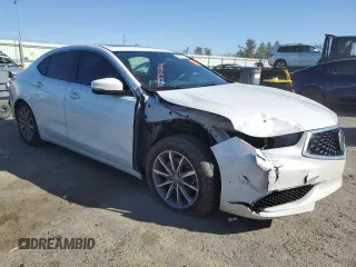 2019 Acura TLX with VIN 19UUB1F35KA002814, listed as a Copart auction lot 42057565 with 75,145 mi miles and Salvage Title. Bid and sale history available at carsss.com. Image 4.