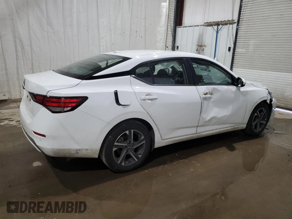 2025 Nissan Sentra SV z VIN 3N1AB8CV0SY305546, wystawiony jako Copart lot #60646845 z przebiegiem 12 345 mil mil oraz Czysty tytuł • Clean title. Historia ofert i sprzedaży dostępna na DreamBid. Obrazek 3.