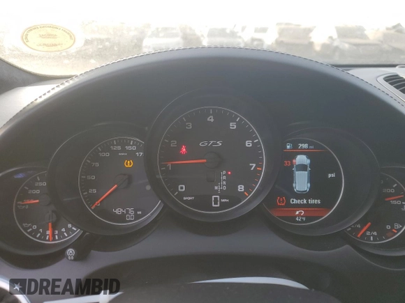 2017 Porsche Cayenne GTS with VIN WP1AD2A28HLA83870, listed as a Copart auction lot 87222024 with 48,476 mi miles and Salvage title. Bid and sale history available at DreamBid. Image 9.