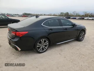 2020 Acura TLX w/Technology Pkg with VIN 19UUB2F48LA001673, listed as a Copart auction lot 86425704 with 38,947 mi miles and Salvage Title. Bid and sale history available at carsss.com. Image 3.