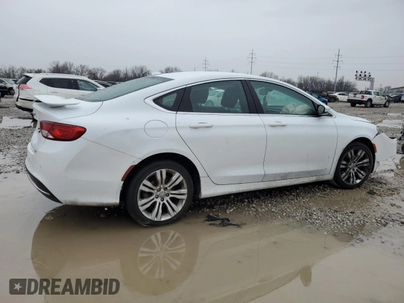 2015 Chrysler 200 Limited with VIN 1C3CCCAB4FN752287, listed as a Copart auction lot 85688124 with Not Provided miles and Non Repairable. Bid and sale history available at DreamBid. Image 3.