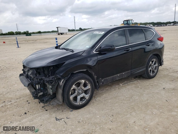 2017 Honda CR-V EX-L with VIN 7FARW1H85HE004777, listed as a Copart auction lot 54179075 with 231,375 mi miles and Salvage Title. Bid and sale history available at carsss.com. Image 1.
