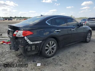 2013 Infiniti M37 with VIN JN1BY1AP7DM511726, listed as a Copart auction lot 68350934 with 181,573 mi miles and Salvage Title. Bid and sale history available at carsss.com. Image 3.