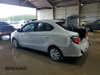 2021 Mitsubishi Mirage ES with VIN ML32FUFJ5MHF02630, listed as a Copart auction lot 60232945 with 87,709 mi miles and Salvage title. Bid and sale history available at DreamBid. Image 2.