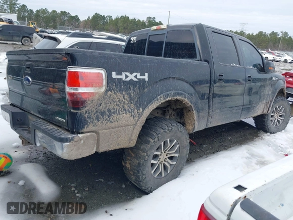 2010 Ford F-150 XL with VIN 1FTFW1EVXAFA74365, listed as a IAAI auction lot 41354493 with 196,559 mi miles. Bid and sale history available at carsss.com. Image 4.