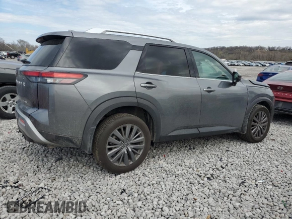 2023 Nissan Pathfinder SL with VIN 5N1DR3CD4PC248943, listed as a Copart auction lot 50991295 with 17,160 mi miles and Salvage title. Bid and sale history available at DreamBid. Image 3.