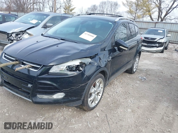 2013 Ford Escape Titanium with VIN 1FMCU0J90DUC45468, listed as a IAAI auction lot 41705080 with 198,440 mi miles. Bid and sale history available at carsss.com. Image 17.