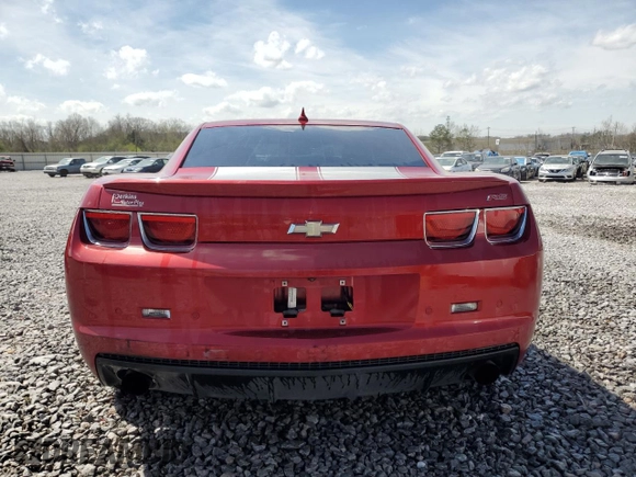 2013 Chevrolet Camaro LT with VIN 2G1FC1E31D9124390, listed as a Copart auction lot 49601515 with 81,757 mi miles and Salvage Title. Bid and sale history available at carsss.com. Image 6.