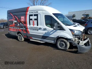 2017 Ford Transit with VIN 1FTYR3XV9HKA54554, listed as a Copart auction lot 49489495 with 188,419 mi miles and Salvage Title. Bid and sale history available at DreamBid. Image 4.