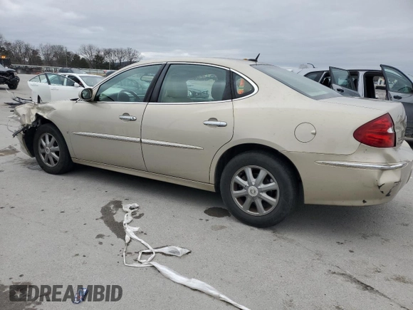 2009 Buick LaCrosse CXL with VIN 2G4WD582491270654, listed as a Copart auction lot 47790535 with 191,106 mi miles and Salvage Title. Bid and sale history available at carsss.com. Image 2.