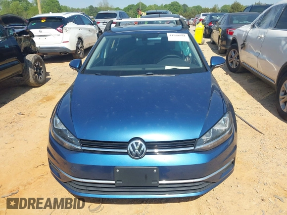 2019 Volkswagen Golf S with VIN 3VWG57AU7KM013321, listed as a IAAI auction lot 41968941 with 80,580 mi miles. Bid and sale history available at carsss.com. Image 12.