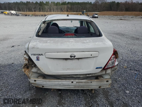 2012 Nissan Versa S with VIN 3N1CN7AP5CL878794, listed as a Copart auction lot 85910814 with 186,308 mi miles and Salvage Title. Bid and sale history available at carsss.com. Image 6.