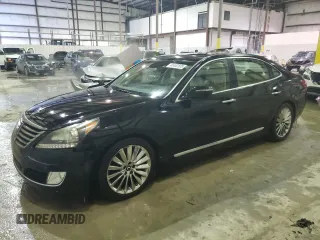 2014 Hyundai Equus Signature z VIN KMHGH4JH1EU074140, wystawiony jako Copart lot #45452505 z przebiegiem 74 700 mil mil oraz Szkoda całkowita • Salvage title. Historia ofert i sprzedaży dostępna na DreamBid. Obrazek 1.