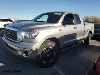 2007 Toyota Tundra SR5 with VIN 5TFBT54157X006622, listed as a Copart auction lot 46336985 with 157,740 mi miles and Salvage Title. Bid and sale history available at carsss.com. Image 1.