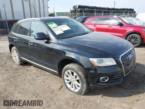 2016 Audi Q5 Premium Plus with VIN WA1L2AFP5GA036606, listed as a IAAI auction lot 41696026 with 102,893 mi miles. Bid and sale history available at carsss.com. Image 1.