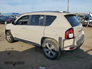 2016 Jeep Compass Latitude with VIN 1C4NJDEB9GD764730, listed as a Copart auction lot 76808544 with 123,937 mi miles and Clean Title. Bid and sale history available at carsss.com. Image 2.