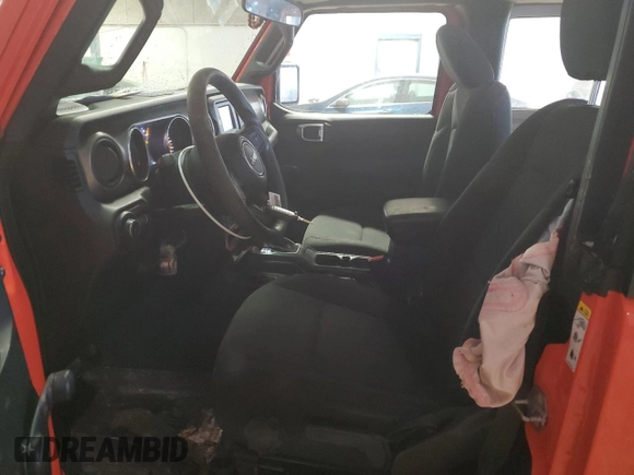 2018 Jeep Wrangler Sport S with VIN 1C4GJXAG6JW179854, listed as a Copart auction lot 47454665 with 53,011 mi miles and Clean Title. Bid and sale history available at DreamBid. Image 7.