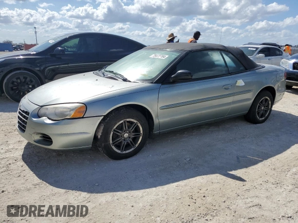 2005 Chrysler Sebring z VIN 1C3EL45R35N625521, wystawiony jako Copart lot #78473704 z przebiegiem Nie podano mil oraz Szkoda całkowita • Salvage title. Historia ofert i sprzedaży dostępna na DreamBid. Obrazek 1.