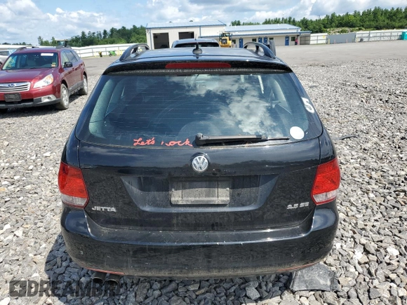2012 Volkswagen Jetta SportWagen SE with VIN 3VWPP7AJ5CM654937, listed as a Copart auction lot 65654754 with 0 mi miles and Salvage Title. Bid and sale history available at carsss.com. Image 6.