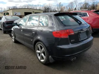 2008 Audi A3 S-Line with VIN WAUKD78PX8A086735, listed as a Copart auction lot 85099384 with 67,457 mi miles and Salvage Title. Bid and sale history available at carsss.com. Image 2.
