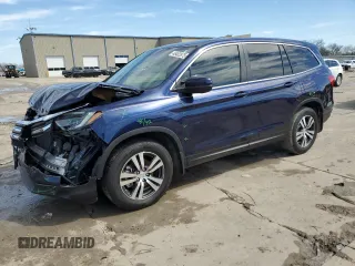 2016 Honda Pilot EX-L with VIN 5FNYF5H70GB038825, listed as a Copart auction lot 46482875 with 22,320 mi miles and Salvage Title. Bid and sale history available at carsss.com. Image 1.