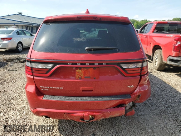 2014 Dodge Durango R/T with VIN 1C4SDJCT7EC378167, listed as a Copart auction lot 62025655 with 90,848 mi miles and Salvage title. Bid and sale history available at DreamBid. Image 6.