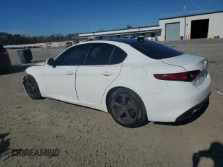2017 Alfa Romeo Giulia with VIN ZARFAEBN3H7546703, listed as a Copart auction lot 82305614 with 45,438 mi miles and Salvage Title. Bid and sale history available at carsss.com. Image 2.