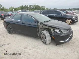 2015 Chrysler 200 Limited with VIN 1C3CCCABXFN746865, listed as a Copart auction lot 53064035 with 210,918 mi miles and Salvage Title. Bid and sale history available at DreamBid. Image 4.