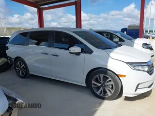 2021 Honda Odyssey Touring z VIN 5FNRL6H80MB003323, wystawiony jako IAAI lot #42303968 z przebiegiem 51 531 mil mil oraz . Historia ofert i sprzedaży dostępna na DreamBid. Obrazek 14.