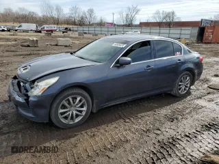2008 Infiniti G35 Sedan x with VIN JNKBV61F68M262091, listed as a Copart auction lot 46885625 with 127,371 mi miles and Salvage Title. Bid and sale history available at carsss.com. Image 1.