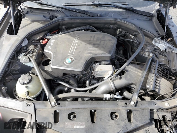 2013 BMW 5 Series 528i with VIN WBAXG5C51DD231693, listed as a Copart auction lot 53683555 with 86,460 mi miles and Salvage Title. Bid and sale history available at carsss.com. Image 11.