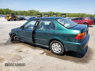 2000 Honda Civic LX with VIN 1HGEJ6677YL027802, listed as a Copart auction lot 52995445 with 221,233 mi miles and Salvage Title. Bid and sale history available at carsss.com. Image 2.