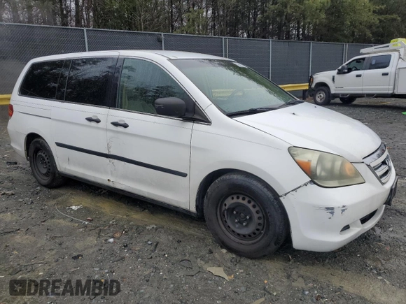 2008 Honda Odyssey LX with VIN 5FNRL38258B108357, listed as a Copart auction lot 43542245 with 214,319 mi miles and Non Repairable. Bid and sale history available at carsss.com. Image 4.