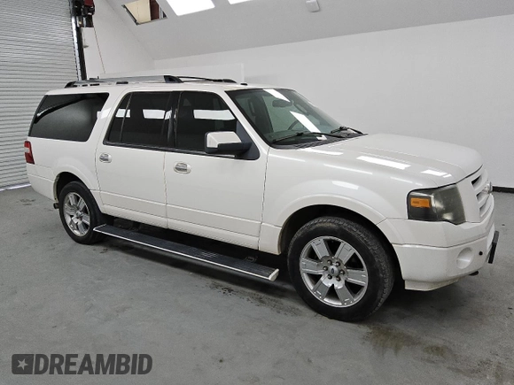 2010 Ford Expedition EL Limited with VIN 1FMJK2A59AEB45929, listed as a Copart auction lot 50025225 with 280,534 mi miles and Clean Title. Bid and sale history available at carsss.com. Image 4.
