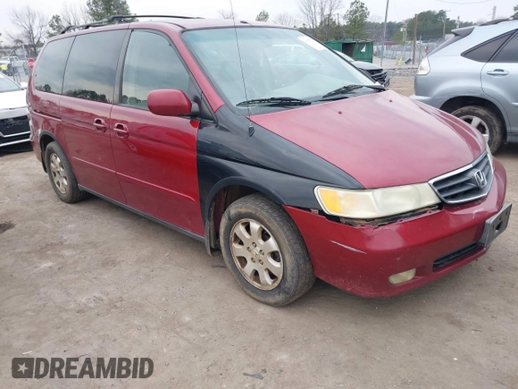 2004 Honda Odyssey EX-L with VIN 5FNRL18924B032981, listed as a IAAI auction lot 41656995 with 251,084 mi miles and . Bid and sale history available at DreamBid. Image 1.
