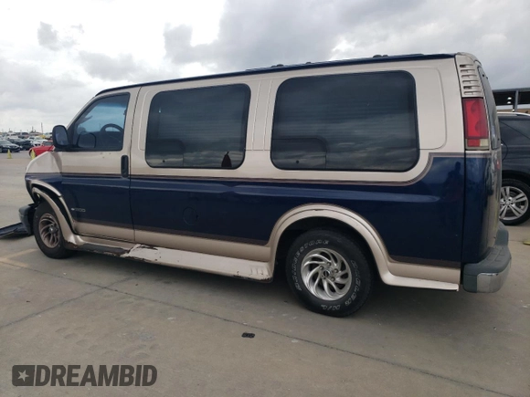 2000 Chevrolet Express Cargo Van w/YF7 with VIN 1GBFG15R5Y1242571, listed as a Copart auction lot 78067514 with 0 mi miles and Clean Title. Bid and sale history available at carsss.com. Image 2.
