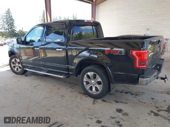 2015 Ford F-150 XLT with VIN 1FTEW1EG3FFA64460, listed as a IAAI auction lot 42099617 with 206,724 mi miles. Bid and sale history available at carsss.com. Image 3.