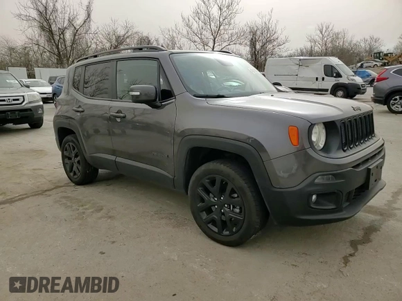 2018 Jeep Renegade Altitude with VIN ZACCJBBB5JPH48064, listed as a Copart auction lot 49410825 with 57,315 mi miles and Salvage title. Bid and sale history available at DreamBid. Image 11.