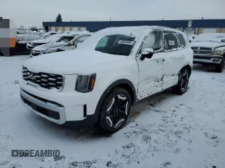 2024 Kia Telluride S с VIN 5XYP6DGC2RG564261, выставлен на аукционе Copart как лот 45869985 с пробегом 4 606 миль миль и Чистый • Clean title. История ставок и продаж доступна на DreamBid. Изображение 1.