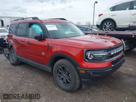 2024 Ford Bronco Sport Big Bend z VIN 3FMCR9B66RRE05409, wystawiony jako IAAI lot #41960846 z przebiegiem 20 159 mil mil oraz . Historia ofert i sprzedaży dostępna na DreamBid. Obrazek 1.