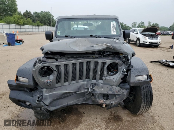 2021 Jeep Wrangler Willys with VIN 1C4GJXAG7MW539041, listed as a Copart auction lot 60457725 with 23,612 mi miles and Salvage title. Bid and sale history available at DreamBid. Image 5.