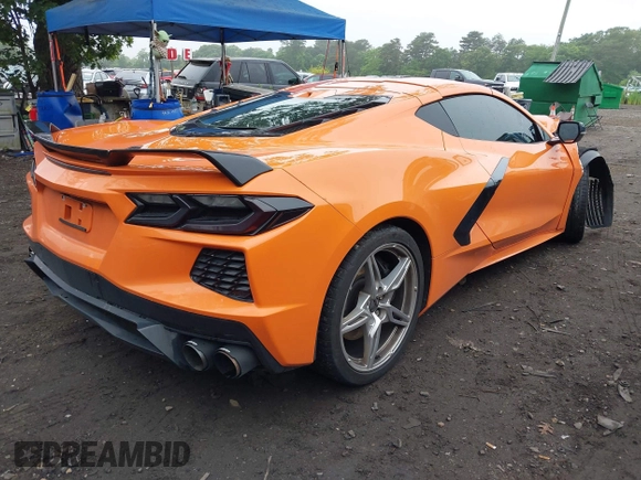2022 Chevrolet Corvette 2LT with VIN 1G1YB2D4XN5111891, listed as a IAAI auction lot 42445789 with 41,672 mi miles and . Bid and sale history available at DreamBid. Image 4.