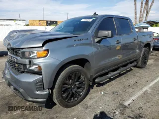 2020 Chevrolet Silverado 1500 Custom with VIN 1GCPWBEF5LZ176600, listed as a Copart auction lot 74396324 with 128,673 mi miles and Salvage Title. Bid and sale history available at carsss.com. Image 1.