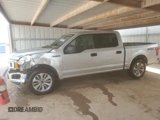 2018 Ford F-150 XL with VIN 1FTEW1CP2JFC42872, listed as a Copart auction lot 50211555 with 146,512 mi miles and Clean Title. Bid and sale history available at carsss.com. Image 1.