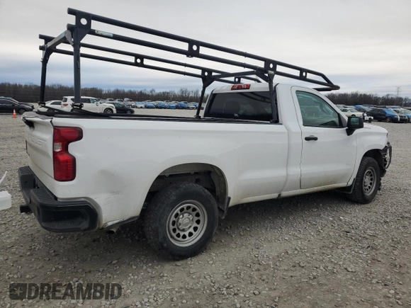 2021 Chevrolet Silverado 1500 Work Truck with VIN 3GCNWAEF9MG187442, listed as a Copart auction lot 44247775 with 148,925 mi miles and Salvage Title. Bid and sale history available at carsss.com. Image 3.