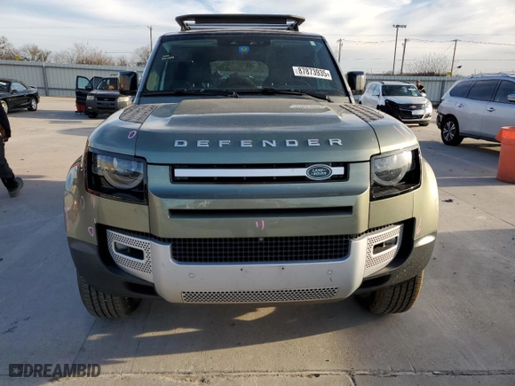 2022 Land Rover Defender SE with VIN SALEP7RU6N2095393, listed as a Copart auction lot 87873935 with 43,015 mi miles and Salvage Title. Bid and sale history available at carsss.com. Image 5.