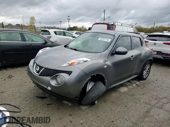 2014 Nissan Juke SV with VIN JN8AF5MV6ET360017, listed as a Copart auction lot 78751714 with Not Provided miles and Salvage Title. Bid and sale history available at DreamBid. Image 11.